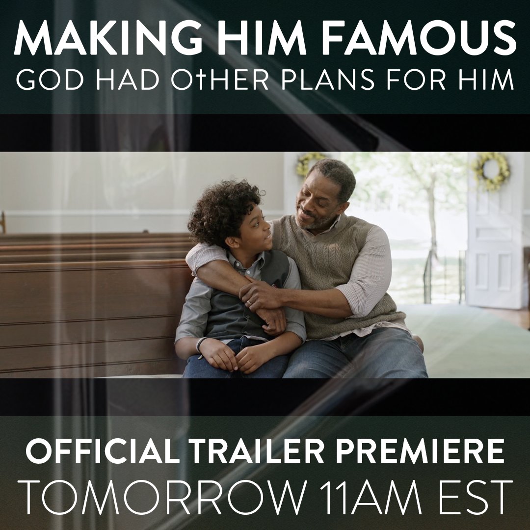 CorneliusMuller's tweet photo. THE BIG REVEAL 🎬 Tune in tomorrow at 11 AM for the official trailer of #MakingHimFamous premiering exclusively on our YouTube channel https://t.co/0maZLK0DLa https://t.co/3mN5c6Vm57