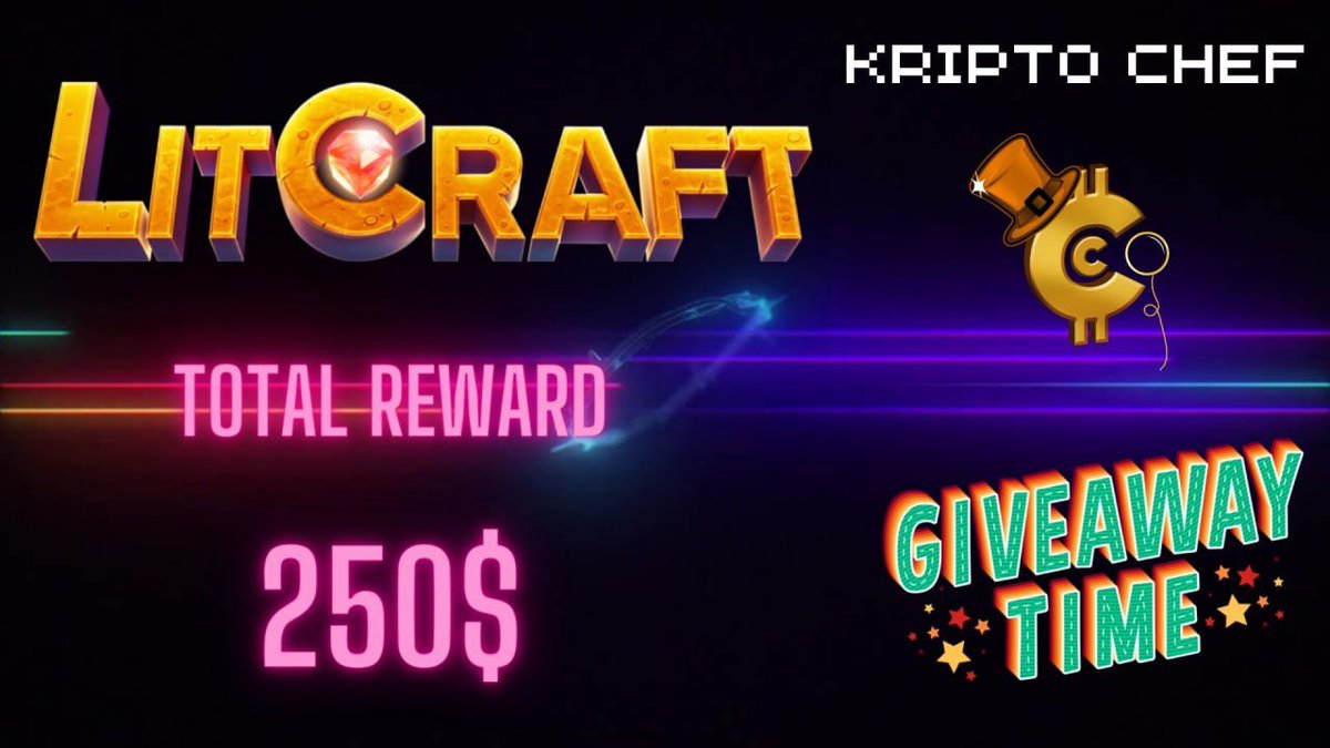 🎁 LitCraft’tan çekiliş getirdim🎁

5 kişiye , toplamda 5.000 TL 

Kurallar ; 

1️⃣@LitCraft_io takip et ve son tweetini beğen 
2️⃣ Bu tweeti RT&amp; Like yap ve
İki arkadaşını etiketle 
3️⃣ 4 Kazananı bu şartları karşılayanlardan seçiyoruz. 

👇👇