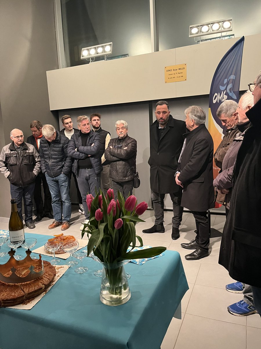 usep_44's tweet photo. Vœux 2023 de l’ @OmsNantes au stade Marcel Saupin #sentraider #partager #defendre avec @FrRebouh https://t.co/kU3NBluKLb