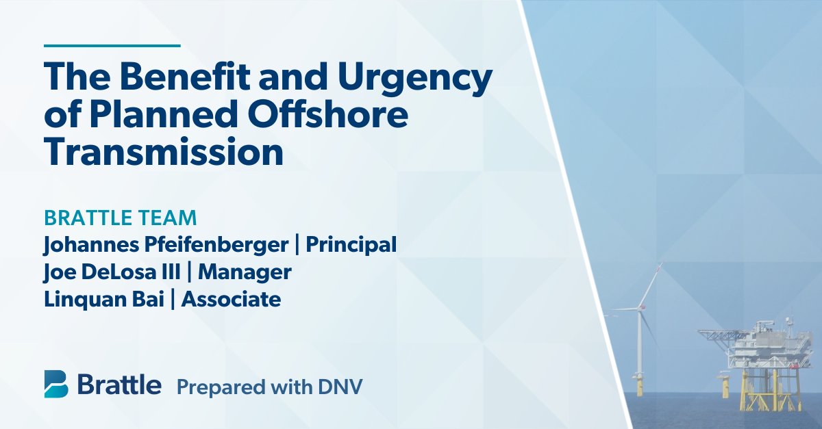 In a new report commissioned by several climate and clean energy-focused entities, Brattle consultants highlight the benefits of a collaborative federal-state planning process for offshore wind transmission. bit.ly/3Hpo3mX #offshorewind #EnergyTwitter