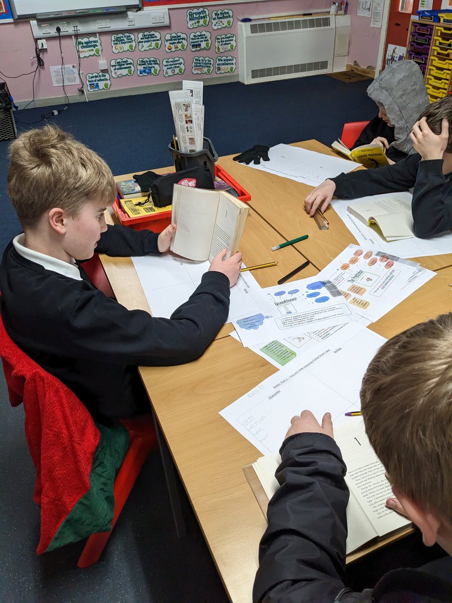 MrsMoyesP7's tweet photo. Another fantastic transition lesson from DCHS staff, this time we began our English transition journey by applying our prediction skills to discuss Holes. We are excited to keep reading and learning! @MarionCochrane1 @DeansCHSEnglish @Deans_Reading https://t.co/IgsVYB9RZF