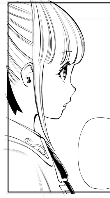 今日のお絵描きはおしまい。
ペン入れしてました。
明日には人物のペン入れが終わる予定です。 