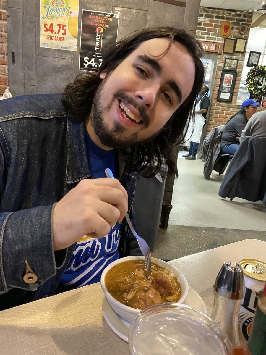 Enjoying #DatBiscuit <a href="/MothersNOLA/">Mother's Restaurant</a> 😍 The apple don’t fall too far from the tree <a href="/MailmanJack65/">Mailman Jack</a>