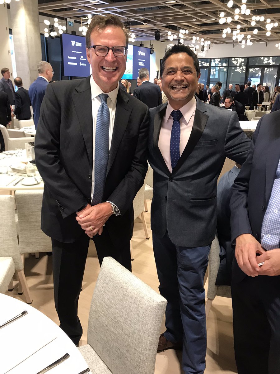 Great meeting John Thomas, CEO, Waltzing Matilda Aviation and soon to be launching <a href="/ConnectAirlines/">Connect Airlines</a> at the <a href="/TorontoRBOT/">Toronto Region Board of Trade</a> . Looking forward to flying with you soon from #billybishopairport #connectivity #competetiveness <a href="/Nieuport/">Nieuport Aviation</a> @PortsToronto