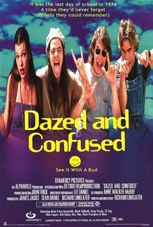 thkitchentable's tweet photo. #DazedandConfused is an American #cultclassic. About #texas teens in '76 #JasonLondon, #BenAffleck, #MillaJovovich, #ColeHauser, #ParkerPosey, #AdamGoldberg, #MatthewMcConaughey, #NickyKatt, #JoeyLaurenAdams, and #RoryCochrane. #greatcars #greatmusic https://t.co/8slUsGNpfM
