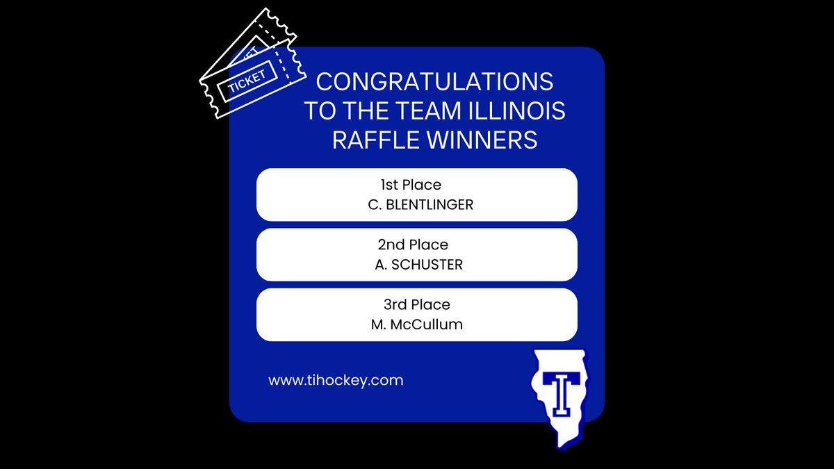 Congratulations to the 2023 Raffle Winners! #tihockey