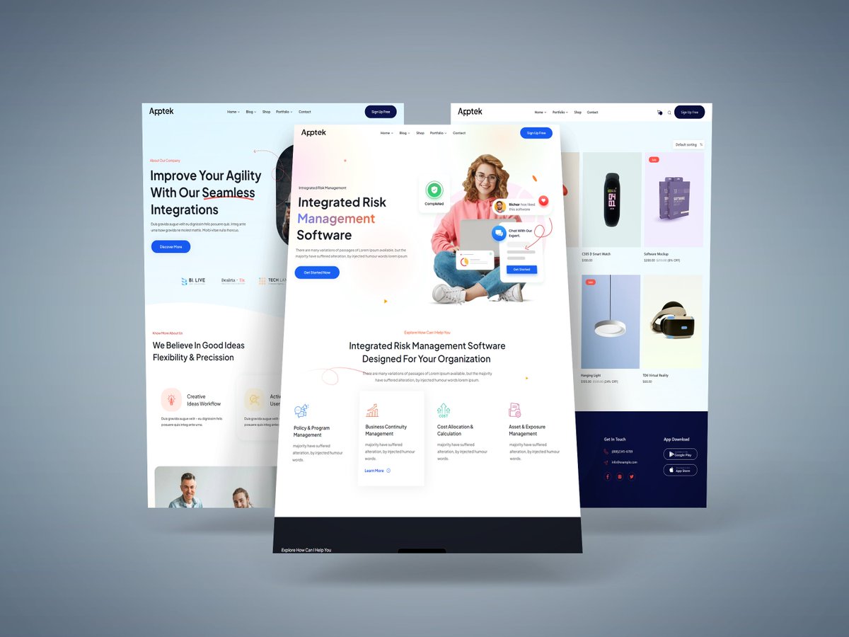 codedesign_32's tweet photo. Apptek - WordPress Digital Agency Website

#wordpress #elementor #mobileapp #ecommerce #app #design https://t.co/86hYW8RuJI
