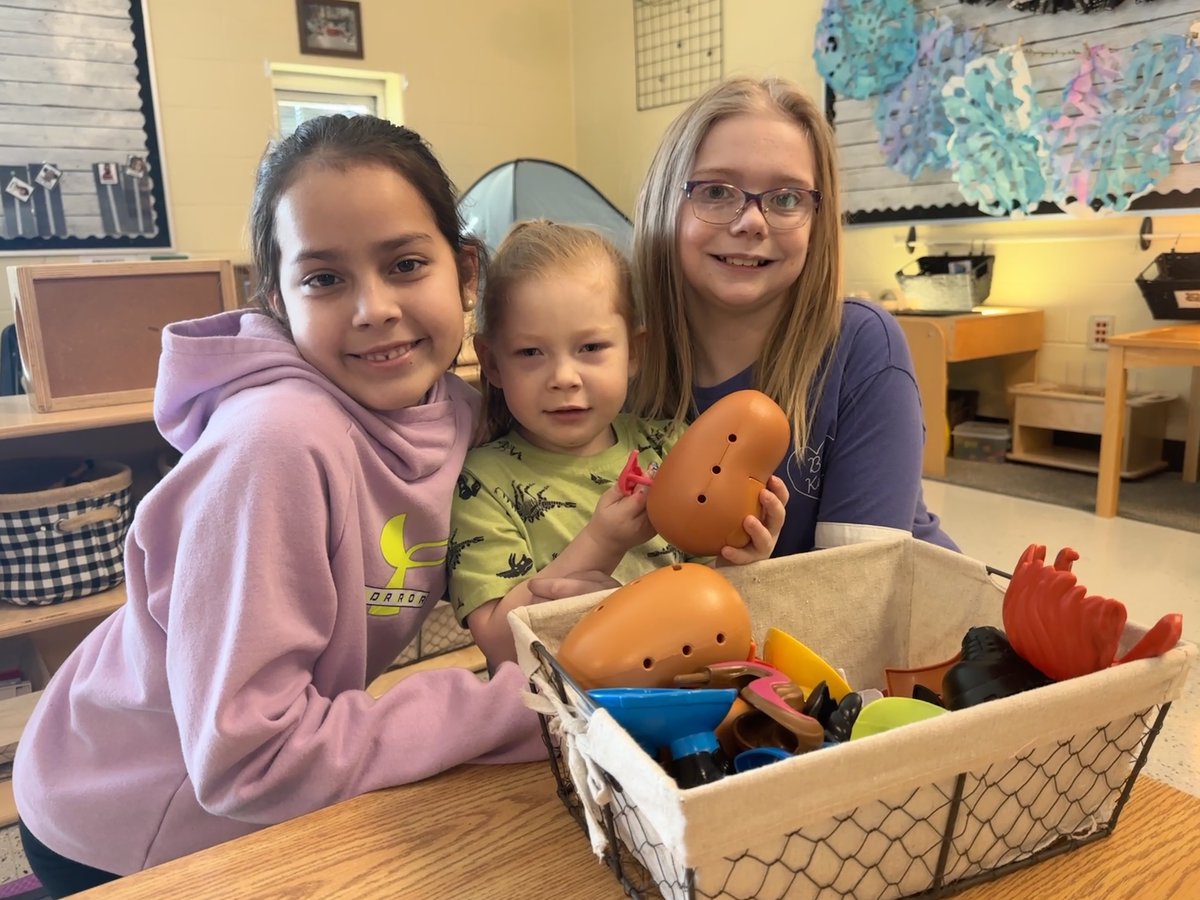 One of these VanGorden 6th graders said THIS about her time spent mentoring <a href="/LakotaPreschool/">Lakota Preschool</a>  students: "I never want to leave. I could do this all day." Read all about the return of this student mentoring program <a href="/VgEagles/">VGEagles</a> : trst.in/Dz4DoM #WEareLakota #WEchooseLakota