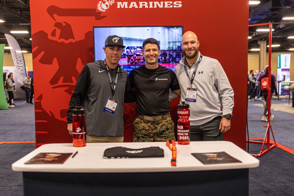 StevenJArango's tweet image. What an amazing experience helping out @USMarineCorps connect with over 7,000 baseball coaches from all across the country at the @ABCA1945  Conference. @MCRCPAO #abca2023 /1