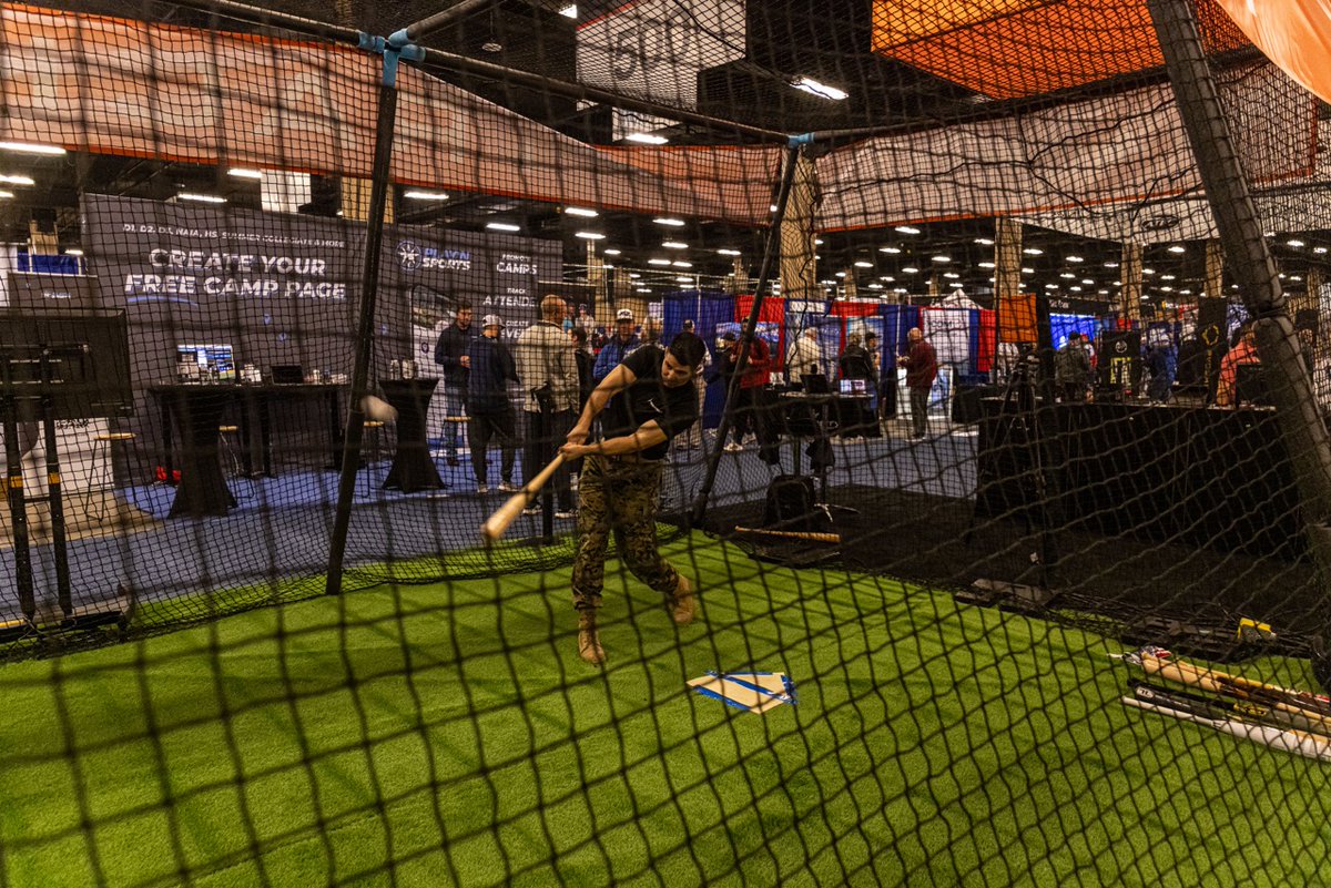 StevenJArango's tweet image. What an amazing experience helping out @USMarineCorps connect with over 7,000 baseball coaches from all across the country at the @ABCA1945  Conference. @MCRCPAO #abca2023 /1