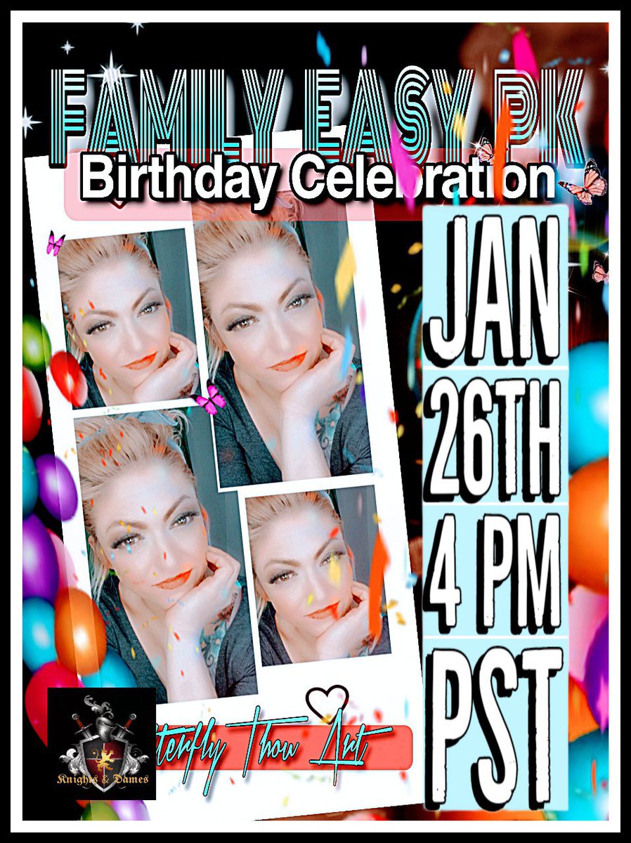 kell1969's tweet image. COME JOIN US!!! 1/26/23 @4pm PST to Celebrate the amazing ButterflyThouArt!! Let's Jam out &amp;amp; have a blast!! Party Time!!! 
ID: 271701219
@bflyluvonly