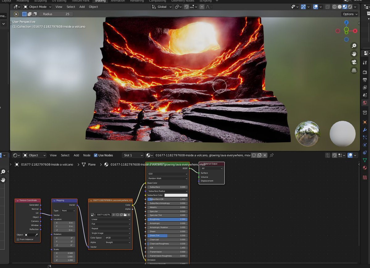 AiExplorerFR's tweet photo. Comment créer un environnement 3D en 5 min avec Stable Diffusion et Blender:

🔹 Utilisez l'extension (https://t.co/XNud9ookYt) pour créer une depth map de votre image.

🔹Importer vers Blender avec l'importateur de Depth Map https://t.co/IVQTSrPp2g

C'est tout !🤯 https://t.co/VAZxynfG4B