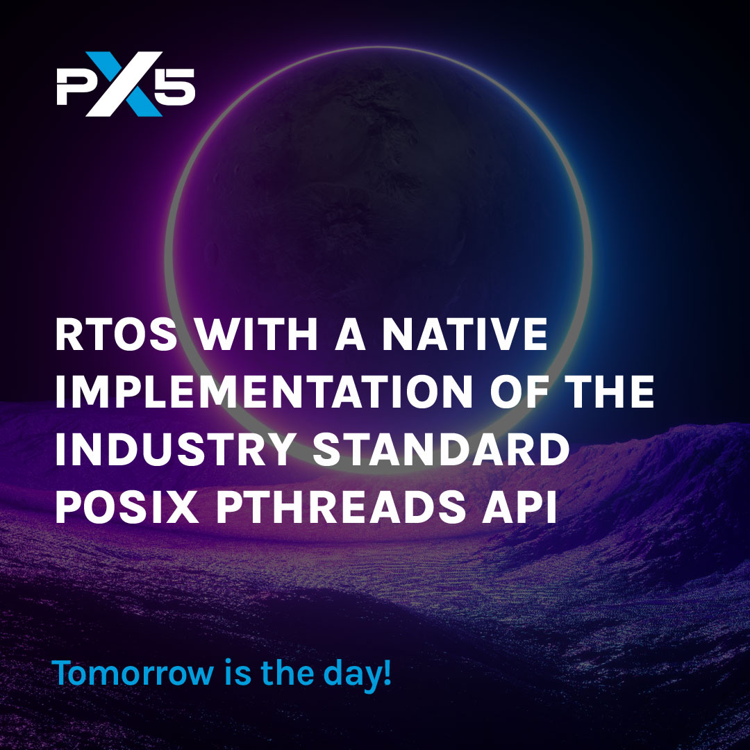 Px5Rtos's tweet image. Our goal with the PX5 RTOS is to help unite #EmbeddedDevelopment with our native implementation of the industry standard POSIX pthreads API. With over 7 billion MCUs shipping annually by 2025, the need to unite Embedded Linux and #embedded #RTOS development couldn’t be greater.