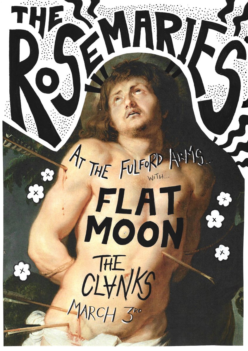 The Rosemaries (@rosemariesband) on Twitter photo 🚨ROSMARIES HEADLINER🚨
‼️3rd March
‼️<a href="/fulfordarmsyork/">Fulford Arms</a>
It will be amazing and you should come along !!!!!!! 🚨ROSMARIES HEADLINER🚨
‼️3rd March
‼️<a href="/fulfordarmsyork/">Fulford Arms</a>
It will be amazing and you should come along !!!!!!!