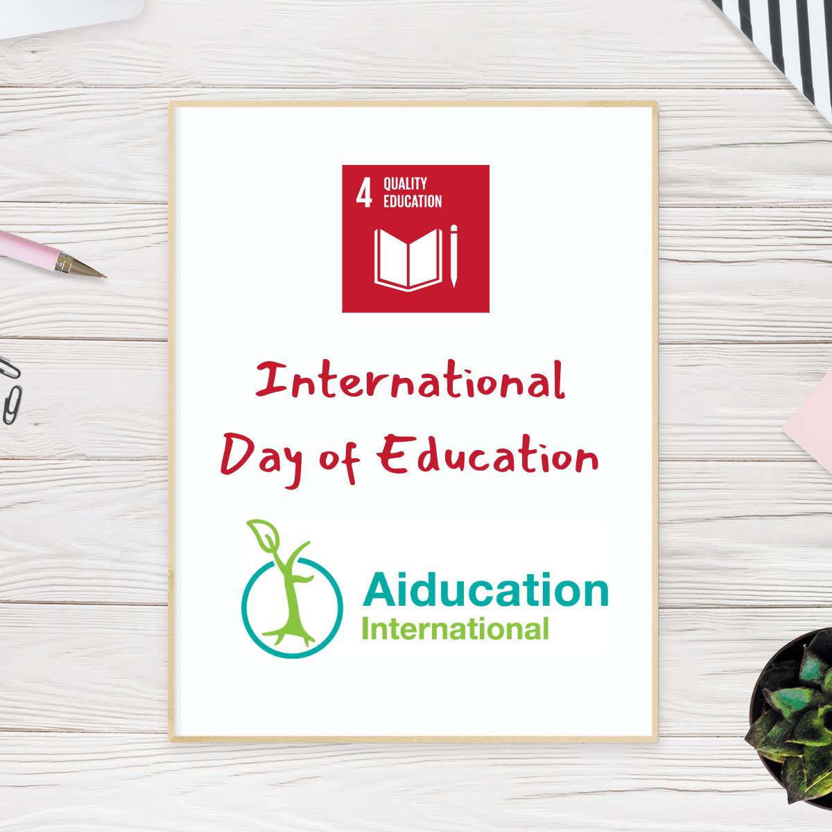 Aiducation's tweet image. As we celebrate International Education Day, we reflect on our journey that has seen over 2,300 bright students from underprivileged backgrounds get access to #qualityeducation through our scholarship program in #Kenya and in #Philippines.🌱
#InternationalDayOfEducation 
#SDG4