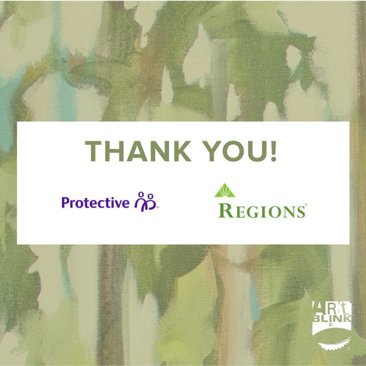 Thank you @ProtectiveLife and @RegionsBank for partnering with us to present #ArtBLINK2023. 

Your support allows the Cancer Center to further its understanding of cancer to improve prevention, detection, treatment and survivorship for all people.