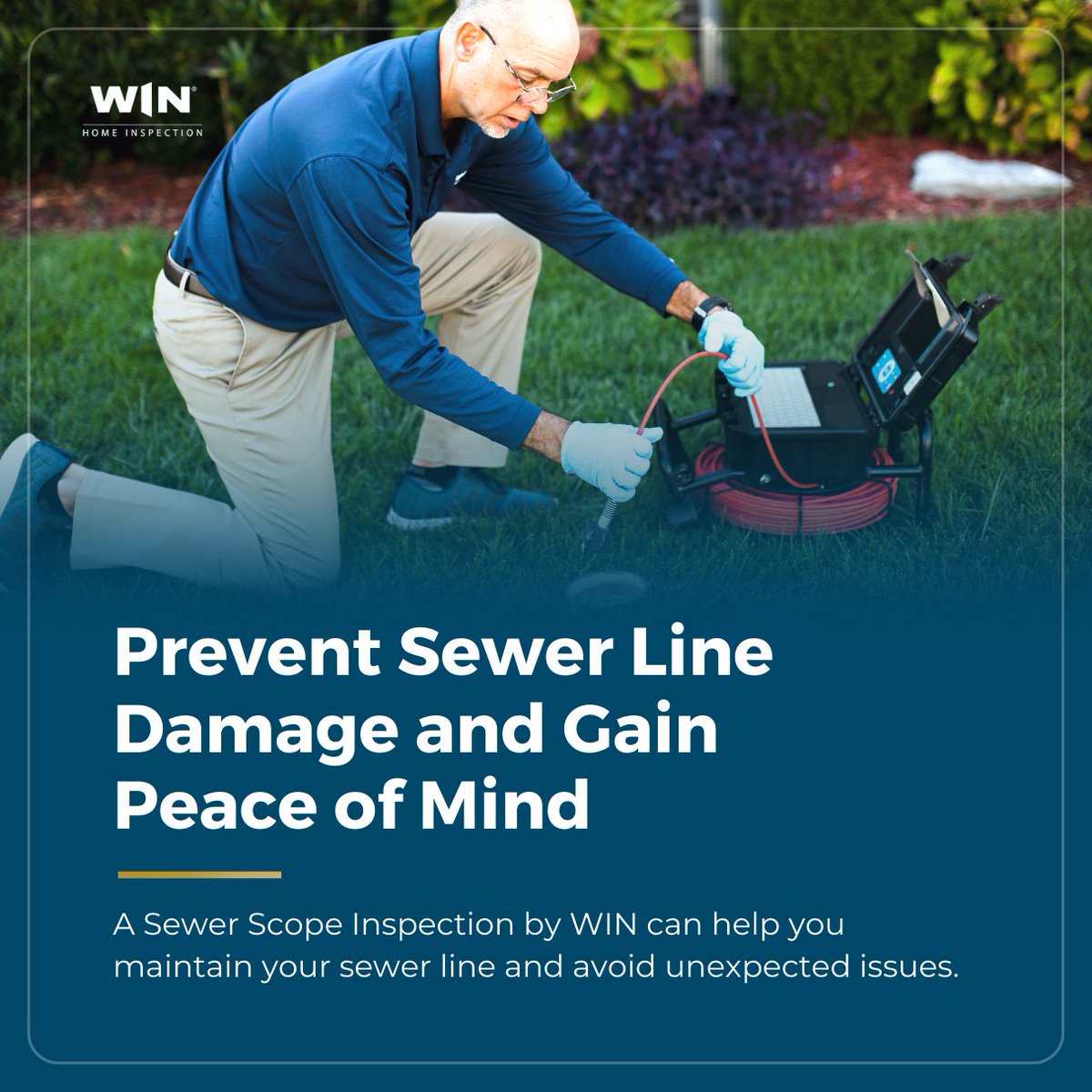 WINHomeInspect's tweet image. With WIN's specialized equipment and advanced technology, you can start the new year with a clear picture of your sewer line's condition to be proactive in preventing damage and gaining peace of mind.💙✨

#winhomeinspection #homeinspection #sewerscope #sewerinspection #sewerline