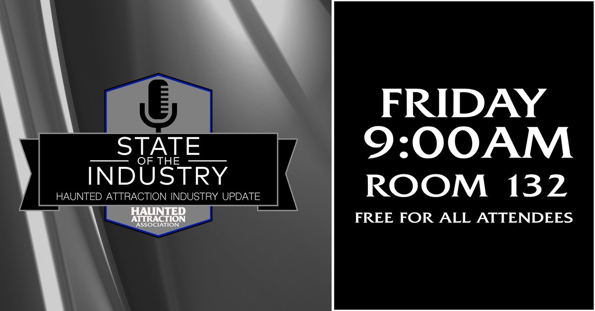 HAA State of the Industry (and Annual Meeting) at at Transworld has new day/time. Friday @ 9am.  Free admission. Room 132 Americas Center Friday Feb 4