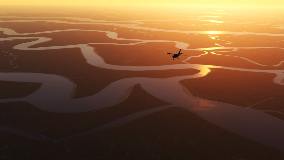 #Sundarbans #mangrove area in the #delta formed by #Padma, #Brahmaputra & #Meghna #Rivers in the #BayofBengal

#Daher
#Kodiak100
#flykodiak
#aviation
#art
#river
#bay
#STOL
#aerial
#light
#adventure
#aircraft
#landscape
#vgpunite
#thephotomode
#MSFS
@MSFSofficial