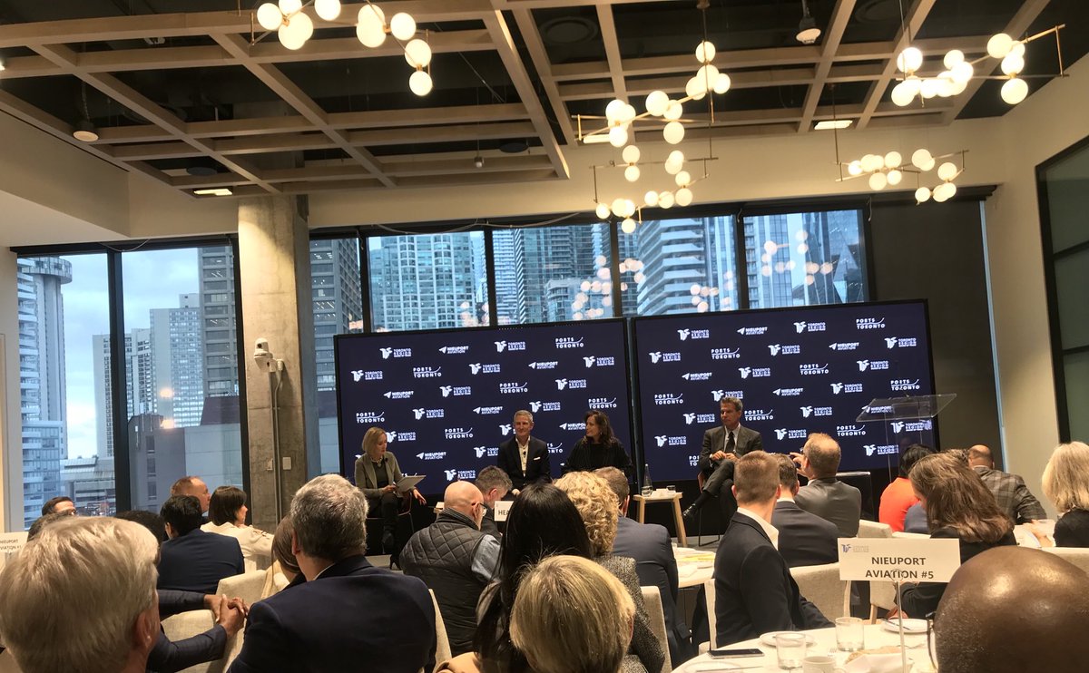 ‘Toronto needs more airports given its size’ - Prof. Richard Florida ⁦<a href="/TorontoRBOT/">Toronto Region Board of Trade</a>⁩ #billybishop ⁦<a href="/Nieuport/">Nieuport Aviation</a>⁩