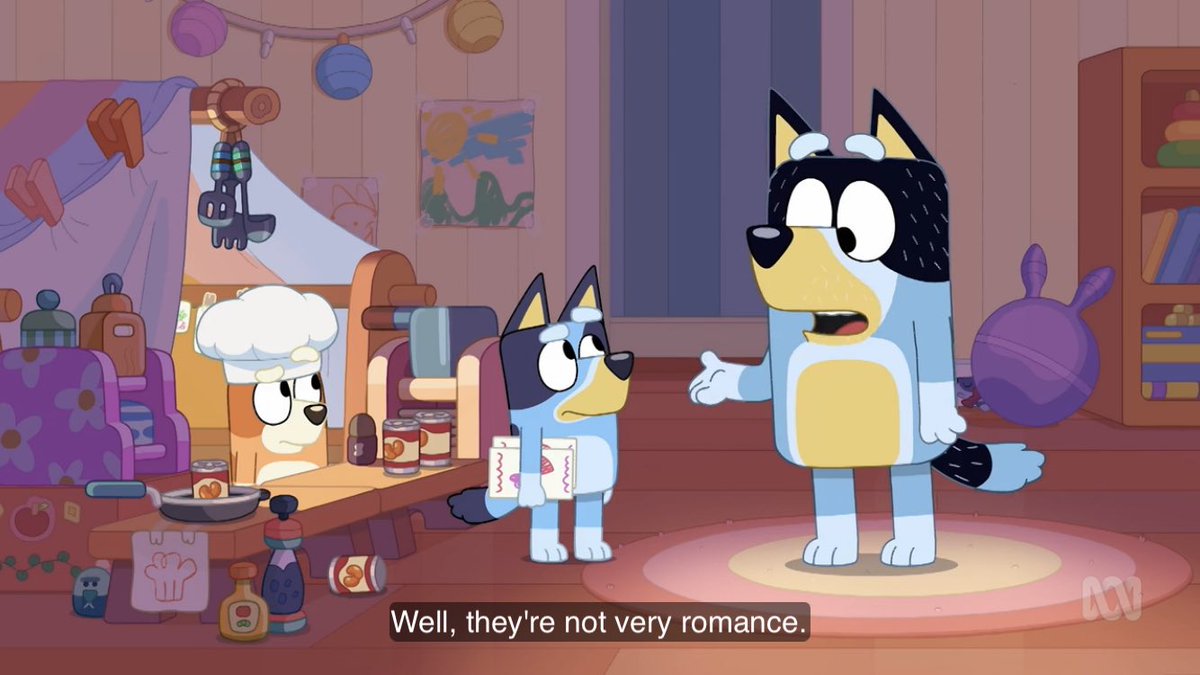 out of context Bluey tweet media