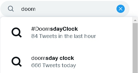 Retweet if you don't give a crap about the #DoomsdayClock