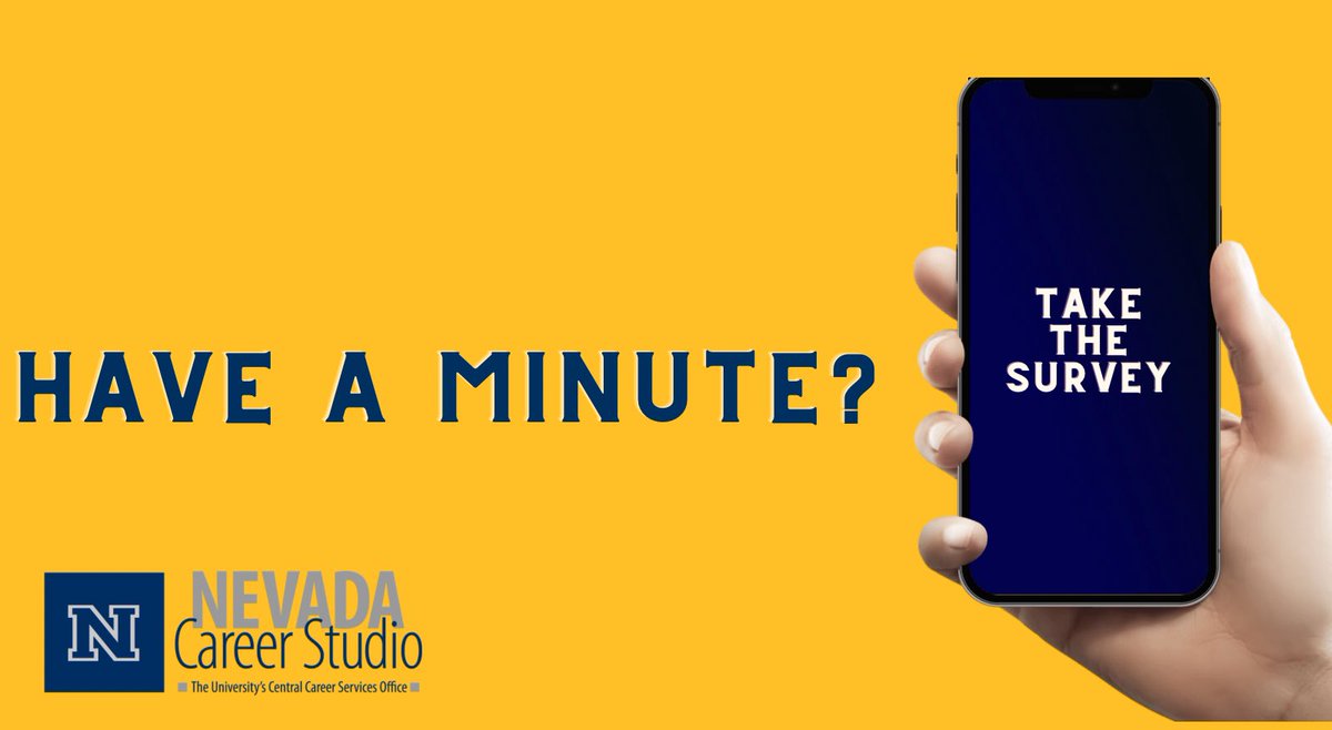 Wolf Pack, the Nevada Career Studio needs your help! Take 2 minutes and help the Nevada Career Studio better connect with you and be entered to win a Nevada hoodie! 

Take the survey here: nevada.formstack.com/forms/ncs_stud…

(Survey closes March 1, 2023)

#PackPride #CareerServices