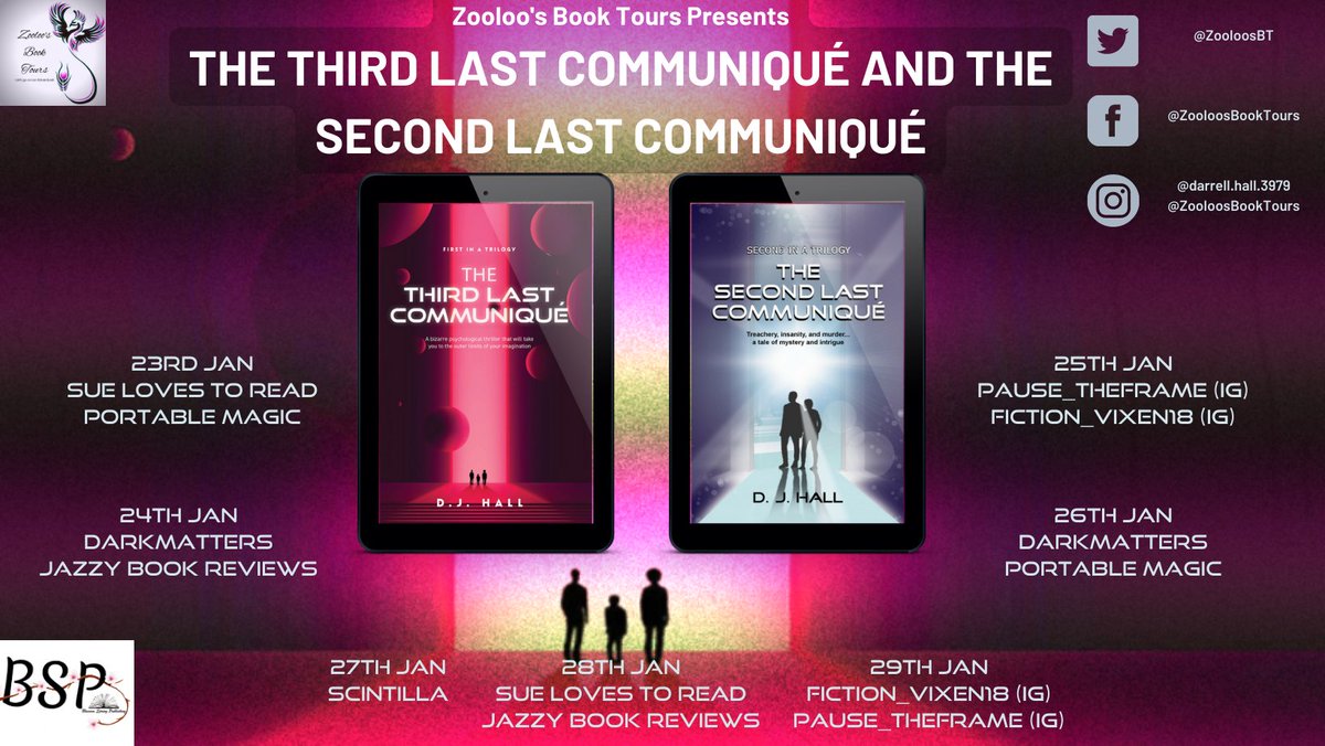 ZooloosBT's tweet photo. Review @Cleric20
"But is it any good? Oh yes – D. J. Hall writes with a slightly demented style that works really well for such a left-field tale."
➡️ https://t.co/xxmII5rN0z
#DJHall @BlossomSpring3
#ZooloosBookTours https://t.co/Q1W4ys92A6