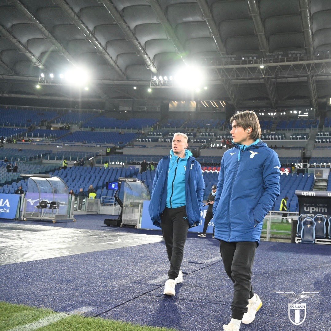 👋 La squadra è arrivata all’Olimpico! #LazioMilan | #AvantiLazio 🦅