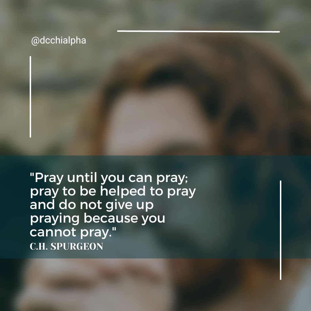 Pray.