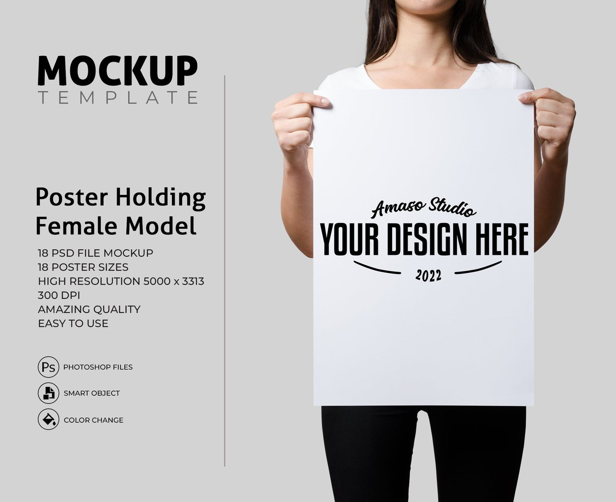 amasostudio's tweet image. Excited to share the latest addition to my #etsy shop: Poster Mockup Bundle, Female Model Holding Poster Mockup, Photoshop Mockup Editable etsy.me/3XXfAxV #photoshopmockup #psdmockup #mockupdigital #postermockup #postertamplate #bigposter #posterbundle #signmoc