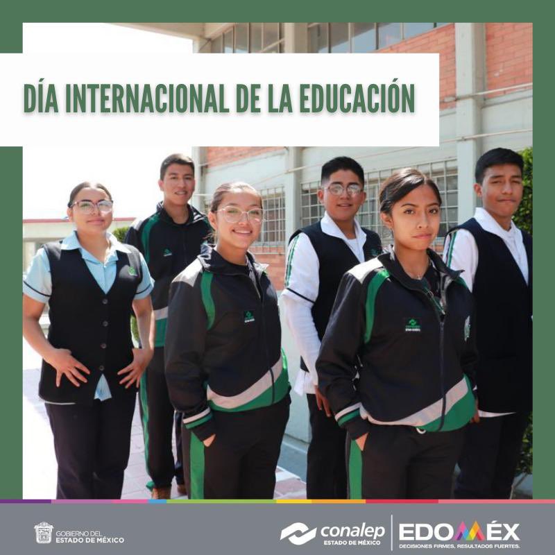 En el marco del #DíaInternacionalDeLaEducación, valorémosla como un pilar fundamental para la sociedad, en el que tod@s pongamos de nuestra parte, para que todo joven, mujer y hombre mexiquense, cuente con acceso a oportunidades de desarrollo y superación a partir del estudio