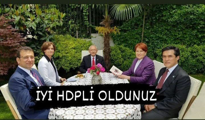 Ey chpkk lar adam diyor hdpkk CHP nin içinden çıktı,

Şimdi CHP nin içinde hdpkk çıktı pkk nın içinden hdpkk çıktı şimdi torun iyi partimi oluyor, babacanla davutoğlu üvey evlat

Sonuçta hepsi 6 tılı masada birleştiler

Yinede Erdoğan varolsun

#Oyumreise 🇹🇷🇹🇷🇹🇷