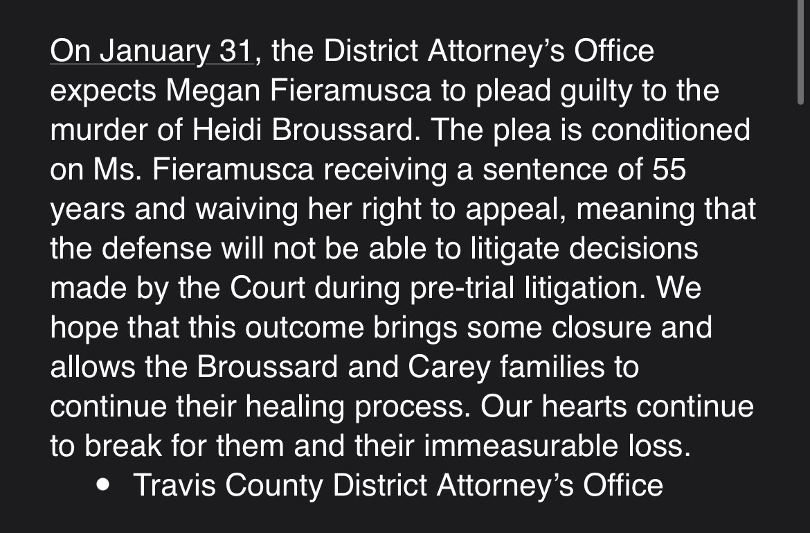 Ricky on Twitter "Statement from Travis County District Attorney’s