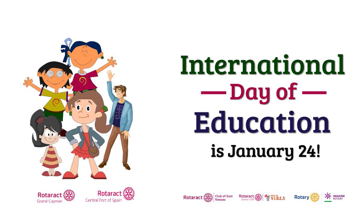 RCCentralPOS's tweet photo. Education is our passport to the future for tomorrow belongs to the people of today.  Education is not the learning of facts, it's rather the training of the mind to think. As we Rotaractors share this highlight for International Day of Education, we’ll want you to do the same. https://t.co/OyiTjgFATP
