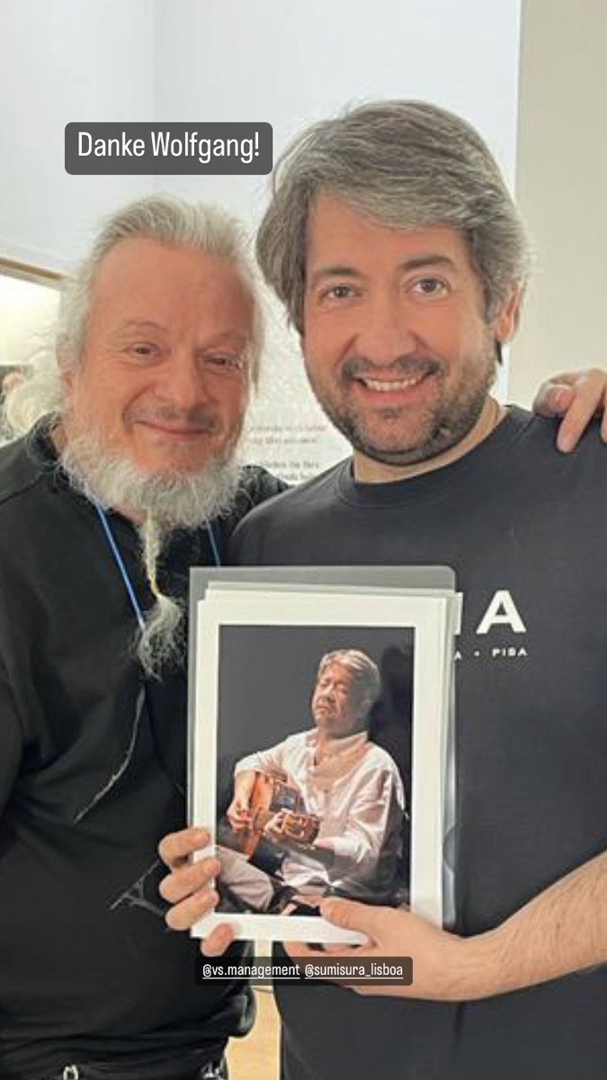 carlosdleitao's tweet photo. Danke Wolfgang Gonaus!
#tour #ontour #fado #fadosinger #simples #writer #composer #juntossempre #sarapaixão #carlosleitaofado #ocaminhoéporaqui #sumisura #vsmanagement #wolfganggonaus https://t.co/kLIFklYQ9y