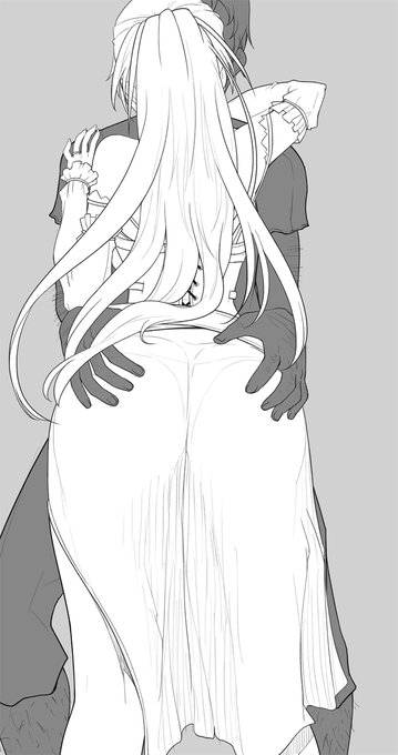 月末記事用の絵 WIP
オデ、服を着てても
ケツはエロいことをNIKKEから学んだ 