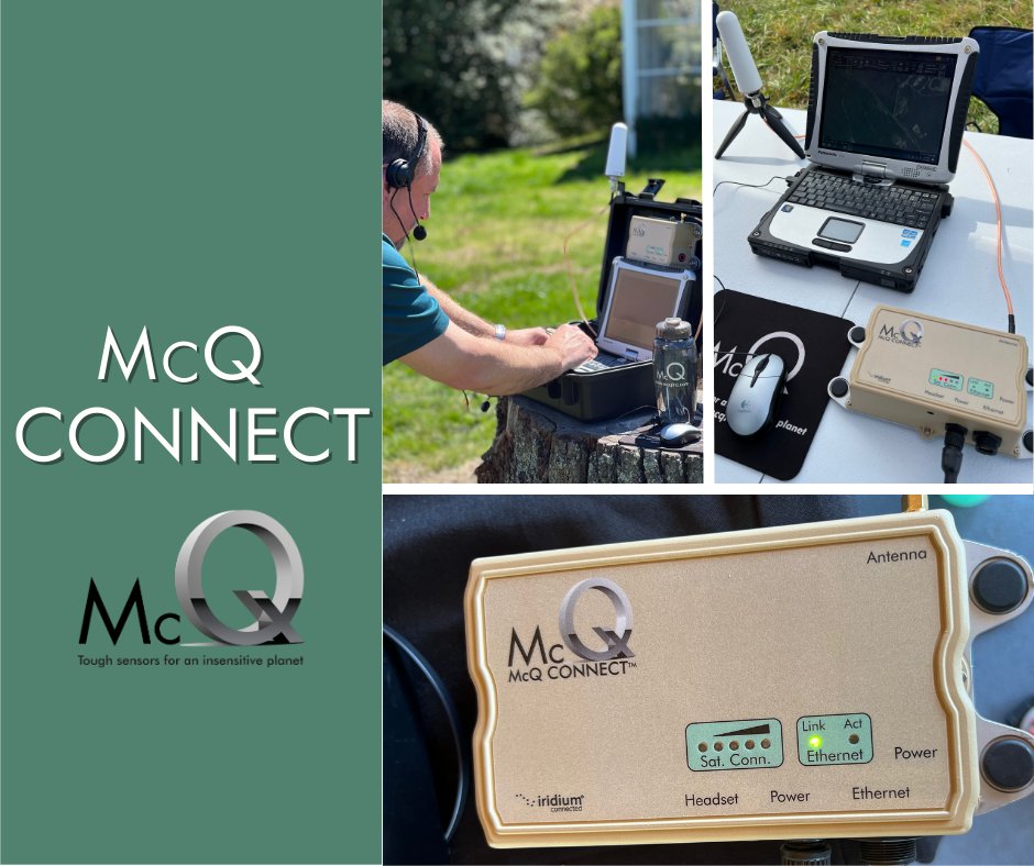 McQ CONNECT's satellite modem with 22 kbps  uplink and 88 kbps downlink is now certified for IoT,  Aviation, Maritime, and Land Mobile. We provide communications anywhere at any time. Check out our website to learn more! mcqinc.com

#McQ #sensors #security