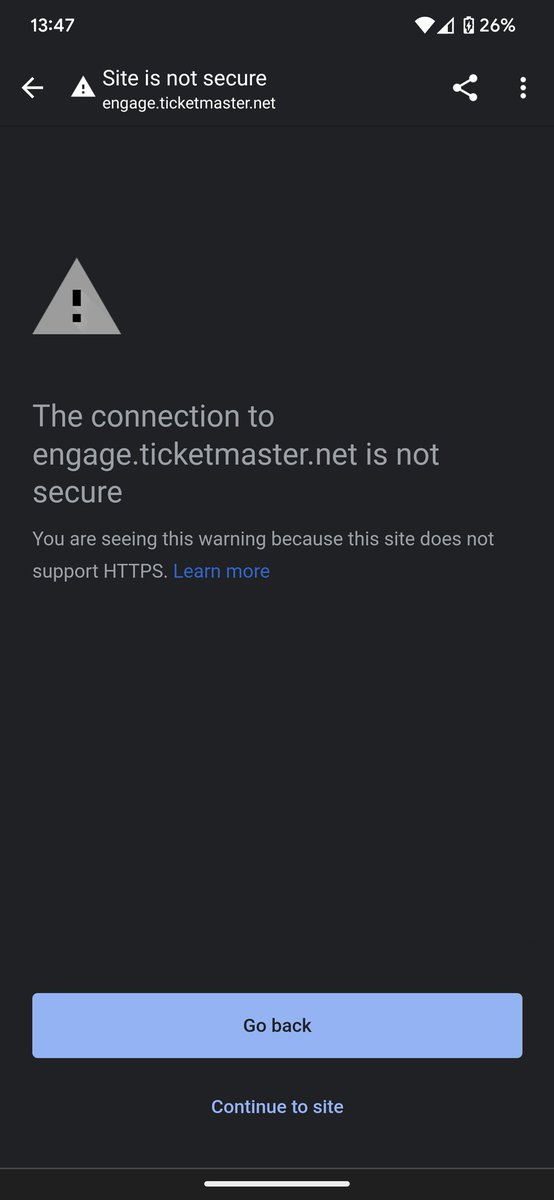 So in order to unsubscribe from marketing emails for a venue I attended once, I have to enter my contact details over unsecured HTTP. <a href="/Ticketmaster/">Ticketmaster</a> your nginx server needs some config adjustment.