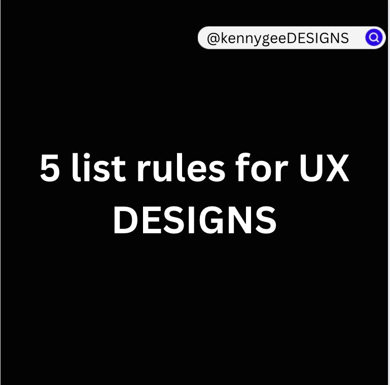 Gbemis0laaa's tweet photo. Five basic rules to consider as a UX designer #uxdesign #uideveloper #web #javascript #reactis #javascriptdeveloper #ui #ux #webdevelopment #github #fullstackdev #fullstackwebdeveloper #developerlife #developers #webdeveloper #programmer #techlifestyle #softwareengineer https://t.co/vM29JNEDcP