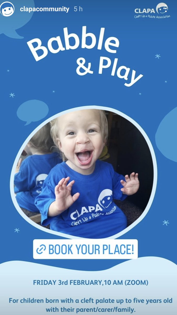 ListenAndLookB1's tweet photo. Wow another *babble and play session* with @CLAPACOMMUNITY !!
We can't wait to demonstrate using #speechsounds in #play and daily routine to families with children born with a #cleftpalate to encourage early #sounddevelopment

Book you FREE space now 👇
https://t.co/YFDkDecne5 https://t.co/jgJ9AAveZ2