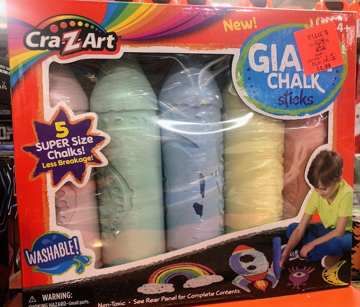 The only chalk made specifically for drawing d*cks on the sidewalk.