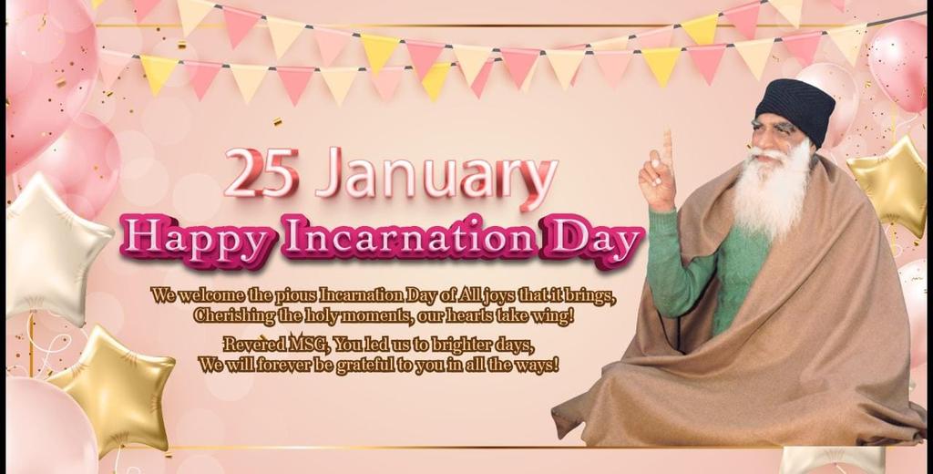 insanshobha's tweet photo. Heartfelt Congratulations to the entire universe on the pious 104th Incarnation Day of Parampita Shah Satnam Singh Ji Maharaj. https://t.co/h7WCSIeoAQ