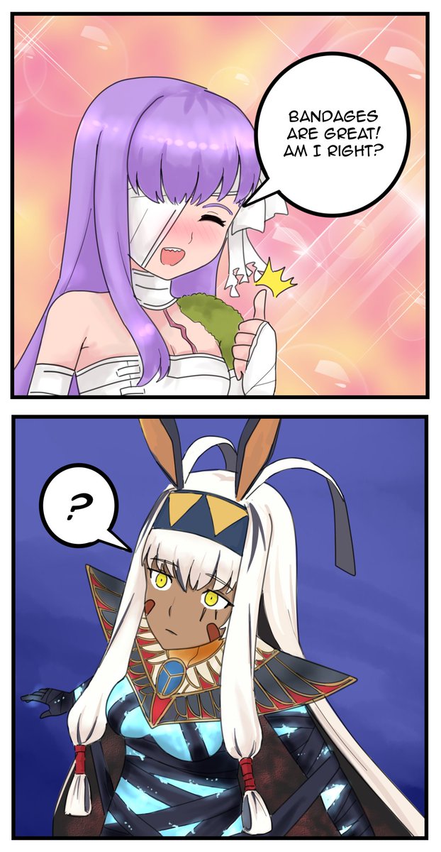 She found a Fashion Comrade!🩹 #FGO 