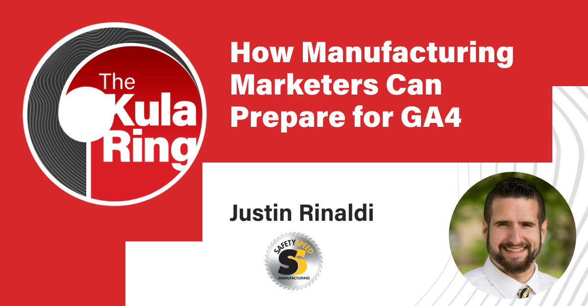 To hear more on adapting manufacturing marketing practices amongst a changing digital landscape, listen to the full discussion with Justin Rinaldi of @SafetySpeed on The Kula Ring: bit.ly/3wxfeC9

Subscribe to the podcast for new episodes weekly: bit.ly/3H1D6mt
