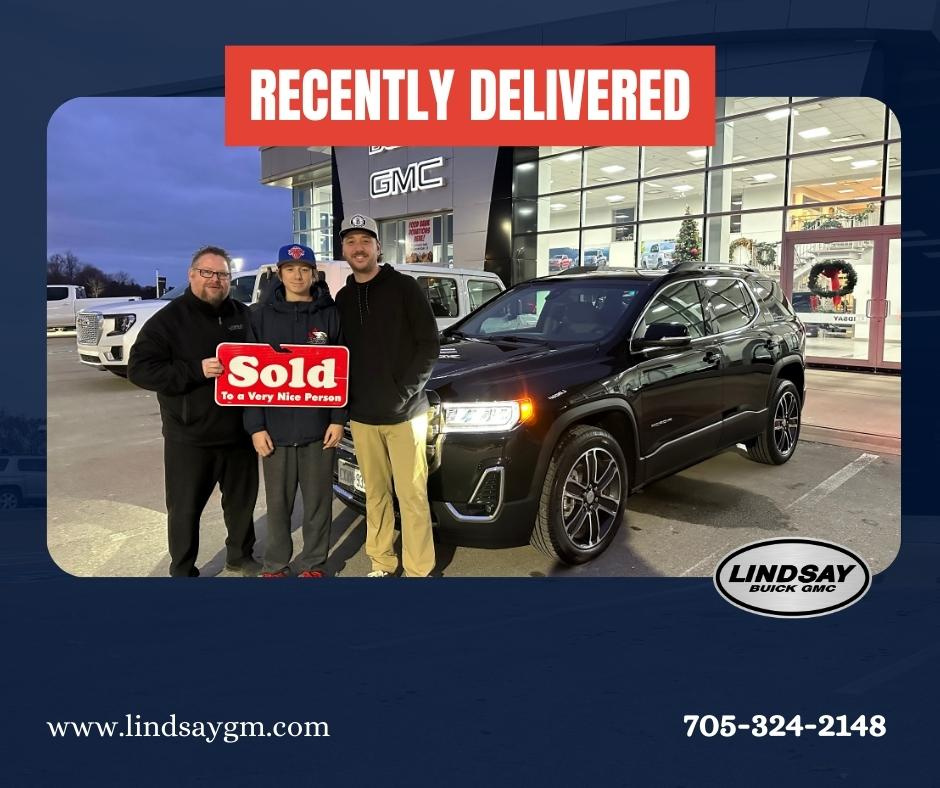 Another great delivery at Lindsay Buick GMC.