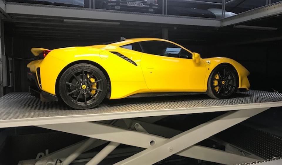 Ferraris, Lambos & Porsches are just some of the supercar marques we see. If you’re lucky enough to be a #supercar owner but dread the thought of leaving it unattended at home, we could become its favourite second home #carstorage #luxurycarstorage #shorttermcarstorage