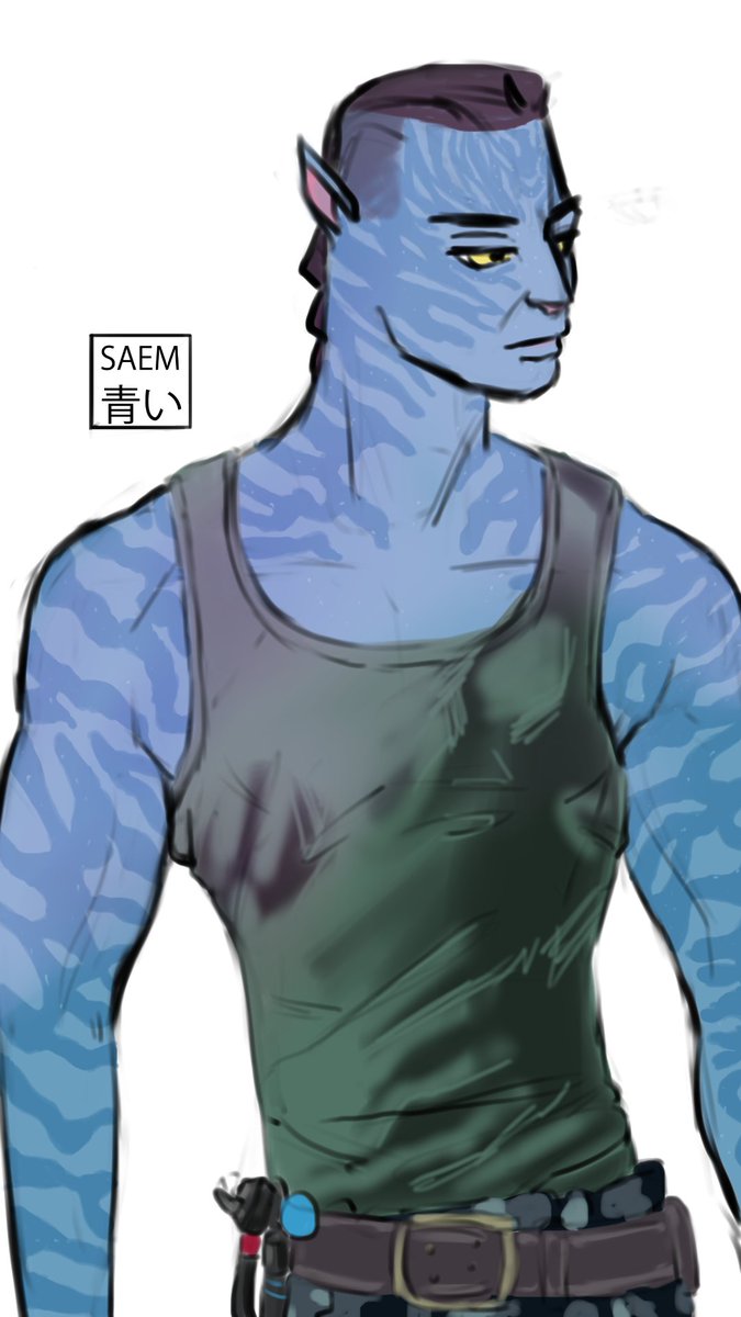 SaemBlue's tweet photo. #colonelquaritch  #AvatarTheWayOfWater https://t.co/CVW9T9MNMR