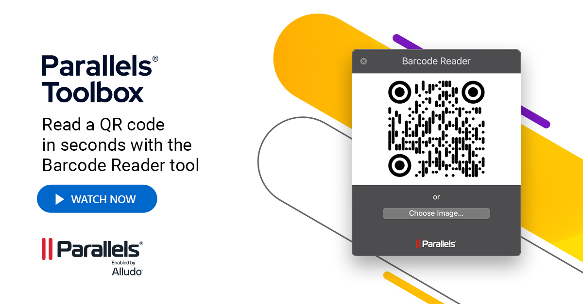 parallels's tweet image. Scanning a #QRcode on your computer is EASY! 
With the #ParallelsToolbox Barcode Reader Tool, scan via your built-in camera or simply drag the QR code into the reader, and have the link in seconds! 

▶ Check it out: allu.do/3ZWYBgS
🛠 All tools: allu.do/3WAURyN