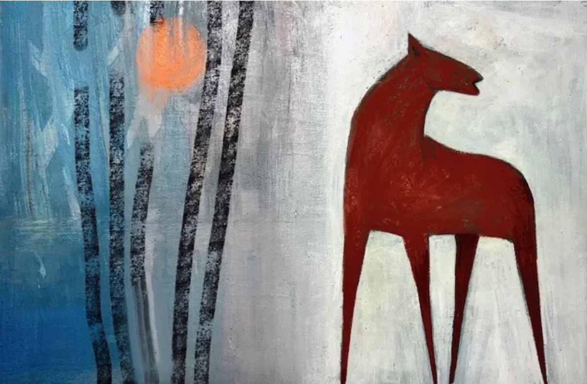 Work by LSA member Henrietta Corbett featured in the Small Painting Show, which features work by 23 UK-based artists. Watermark Gallery, 8 Royal Parade, Harrogate, HG1 2SZ #gallery #painting  leicestersocietyofartists.co.uk/events/2023/sm…